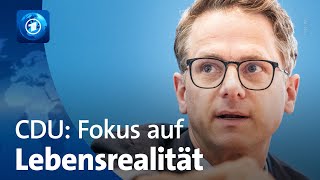 Neuer CDUGeneralsekretär Linnemann formuliert Ziele [upl. by Valdas]