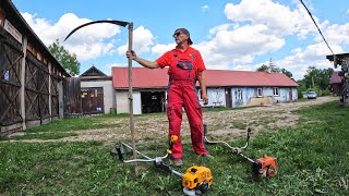 STIHL vs STIGA  Mały test kos spalinowych  Stosunek jakości do ceny  Sołtys testuje [upl. by Noek]