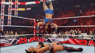 IYO SKY vs Indi Hartwell  WWE 2K24 Spectator Mode [upl. by Rosenzweig162]