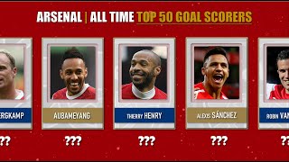 Arsenal’s Top 50 Goal Scorers of All Time [upl. by Corley]