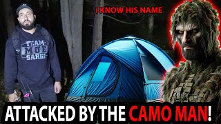 CAMPING IN MY ABANDONED FOREST GONE WRONG ATTACKED BY THE CAMO MAN [upl. by Chalmers]