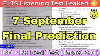 7 September 2024 IELTS LISTENING PRACTICE TEST 2024 WITH ANSWERS  IELTS EXAM PREPARATION  IDP amp BC [upl. by Atterol15]