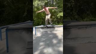 Back Crook Bump to ledge 😈 skateboarding [upl. by Abott]