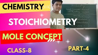 WHAT IS STOICHIOMETRY IN MOLE CONCEPT  CLASS8  IIT FOUNDATION PART4 [upl. by Sven]