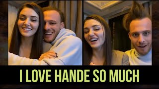 Hande Erçel and Kerem Bursin  Best Live with English Subtitles SKC SenÇalKapimi Hanker Edser [upl. by Erich]