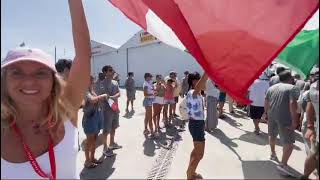 Luna Rossa il dock out dalla base di Barcellona per il campo di regata [upl. by Josephson]