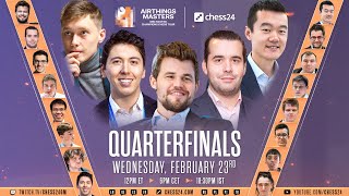 Champions Chess Tour Airthings Masters  Quarterfinals  Commentary by Peter Leko amp Tania Sachdev [upl. by Harwell]