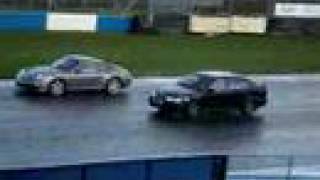 Skoda Octavia vRS kills Porsche 911 4S [upl. by Kobylak37]