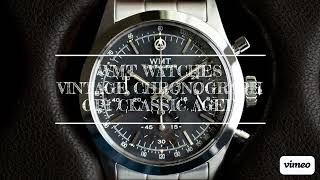 WMT WATCHES GP1 – Classic  Black Dial mwmfukuoka [upl. by Pettifer225]