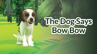 Cartoon The Dog Says Bow Bow  Nursery Rhymes and Baby Songs  JuniorCambrian [upl. by Sothena]