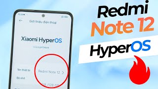 Redmi Note 12 cài HyperOS Global khác gì MIUI 14 Global [upl. by Ainatit452]