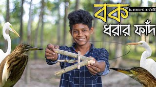 Bok pakhir fad  bird trap of catching bird  gallinule bird trap make bird trap bok pakhi fad [upl. by Wengert]