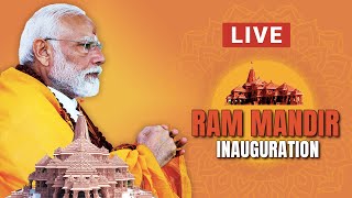 LIVE Telecast Of Ram Mandir Pran Pratishtha PM Modis Speech After Ram Mandir Inauguration [upl. by Lamoureux]