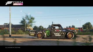 Forza Horizon 4  Ken Blocks 1977 Ford F150 Hoonitruck Reveal Trailer [upl. by Einhapets]