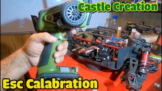 How to Calibrate Castle Creation ESC XLX2 Momba Monster X Momba X [upl. by Adnamma]