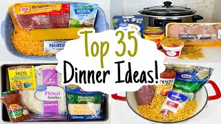 Whats For Dinner 35 of the BEST Quick amp Easy Recipes  Tasty Cheap Meal Ideas  Julia Pacheco [upl. by Samalla583]