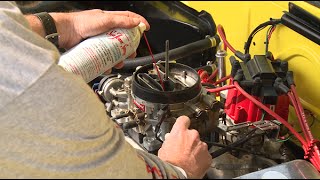 How to clean a gasoline carburetor upper engine air intake using Sea Foam Spray [upl. by Greenburg]