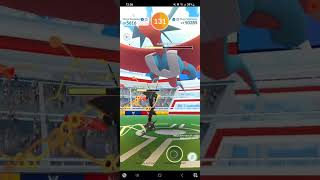 Mega Salamence Solo No Weather Boost Mega Rayquaza Only 35 Seconds Left [upl. by Agon]