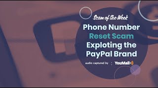 Fake Fraud Alert Scam Call Exploiting the PayPal Brand [upl. by Leihcey295]