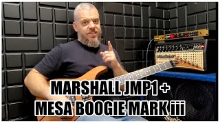 Marshall JMP1  Mesa Boogie Mark III  Pré e Power [upl. by Hoopes]