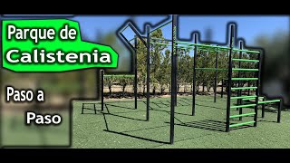 Parque de CALISTENIA casero construye tu parque de calistenia en casa  parte 1 [upl. by Lahcsap404]