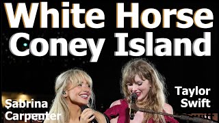 White Horse  Coney Island  Taylor Swift amp Sabrina Carpenter Surprise Song at ERAS TOUR SYDNEY N1 [upl. by Berkly]