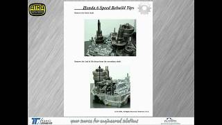 Honda 6 Speed Rebuild Webinar  11315 [upl. by Anahc774]