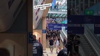 Osnabrück in Hannover HAUPTBAHNHOF 🔊🔥 vflosnabrück hannover ultras football viralvideo [upl. by Henryson211]