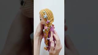 Aprenda fazer a Boneca Rapunzel em amigurumi passo a passo amigurumi crochet [upl. by Attehcnoc356]