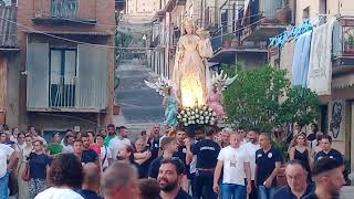 Laureana di Borrello 16 Luglio 2024 Processione Madonna del Carmine [upl. by Yelnikcm]