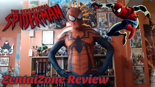 Sensational SpiderMan Zentaizone Costume Review Ben Reilly  Cosplay Tips [upl. by Brigit871]