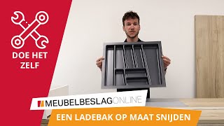 HOE SNIJD JE EEN BESTEKBAK OP MAAT [upl. by Andrien]