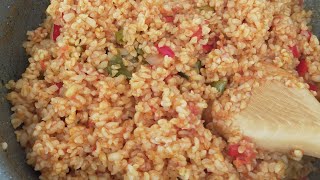 Bulgur Rice Turkish RecipeBulgur Pilav Tarifi Filipina cooks ladygee [upl. by Sawyer]