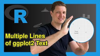 Annotate Multiple Lines of Text to ggplot2 Plot in R Example  Add Label  Split String with quot\nquot [upl. by Denis]