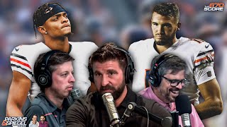 Josh Lucas reveals Bears thought process on drafting Justin Fields amp Mitchell Trubisky [upl. by Atnahsa228]