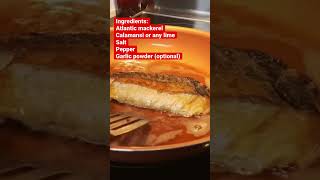 Fried to Perfection Atlantic Mackerel Recipe shorts [upl. by Persis139]