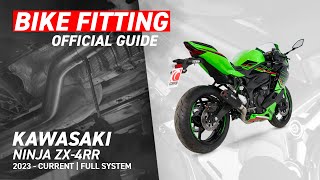 Kawasaki Ninja ZX4RR Scorpion Exhaust Full System Fitting Video [upl. by Anastos]