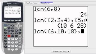 Graphing Calculator  Find LCM [upl. by Althea70]