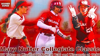 OU Softball Mary Nutter Collegiate Classic preview [upl. by Airottiv]