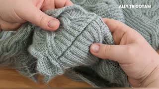 How to sew shoulder in knitting Partea 3 [upl. by Ahcsropal]