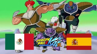 Comparación Dragon Ball Z Kai La llegada de las fuerzas especiales Ginyu Latino vs Castellano [upl. by Eirruc966]