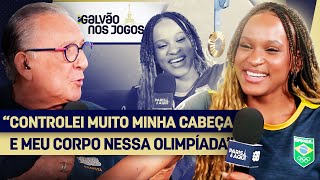 REBECA ANDRADE CONTA A GALVÃO POR QUE NÃO USA MEDALHAS NO PESCOÇO E DIZ quotCURTI CADA MOMENTO AQUIquot [upl. by Nirrat]