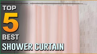 Top 5 Best Shower Curtains Review 2023  For Walk in ShowerDormsSmall Black and White Bathrooms [upl. by Brookes]