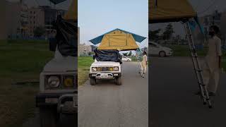 ROOF TOP TENT 🇵🇰 0321 4646839 Lahore FOR FULL VIDEOS OF ROOF TOP tent [upl. by Ecirtak]