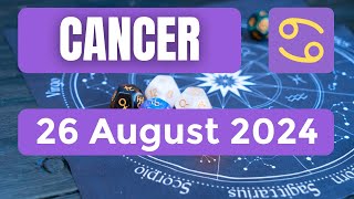 Cancer horoscope  Cancer Horoscope for Today 26 August 2024 [upl. by Tserof]