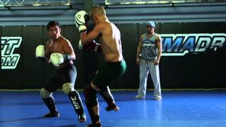 UFC 177 TJ Dillashaw First Day at Team Alpha Male [upl. by Rekab]