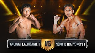 Anuwat Kaewsamrit vs Nong B Kiatyongyu  Muay Thai Knockout  Full Fight [upl. by Nichole]