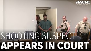 Gastonia shooting suspect appears in court [upl. by Nilerual194]