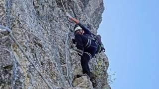 Ferrata quotCORNO del BENEquot e Monte Gölem Zone  Brescia [upl. by Idet]