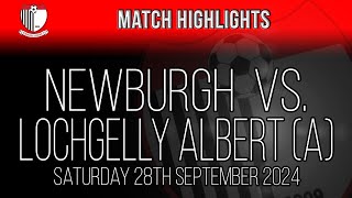 Lochgelly Albert vs Newburgh Juniors  280924 [upl. by Adnahc]